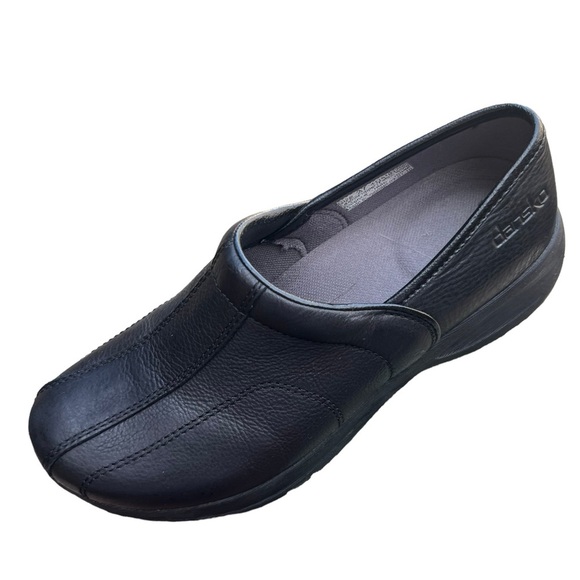 Dansko Black Leather Miles Clogs Women’s Size US 7 EU 37 Excellent Condition - Picture 4 of 9